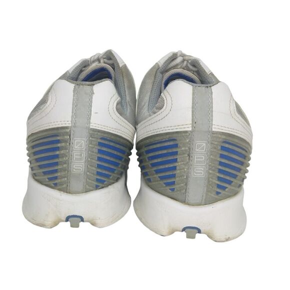 FootJoy Hyperflex FTF 2.0 Mens Pre-owned White/Gray Golf Shoes - sz. 8 1/2 WIDE - Picture 4 of 5